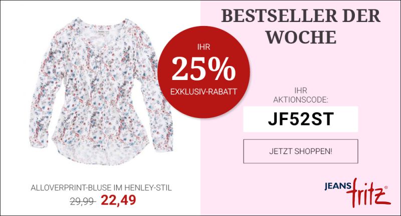 Bestseller der Woche - Damen-Artikel 04.08.2017