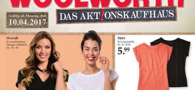 Woolworth - Wochenprospekt 15/2017