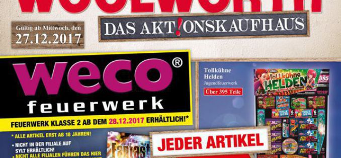 Woolworth - Wochenprospekt 52/2017