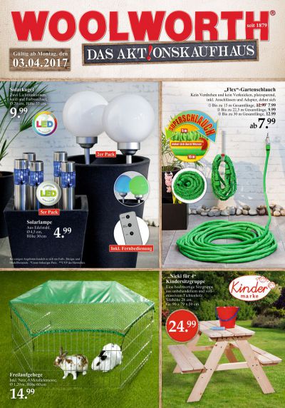 Woolworth - Wochenprospekt 14/2017