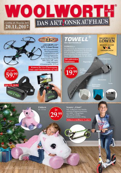 Woolworth - Wochenprospekt 47/2017