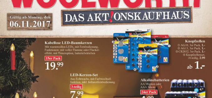 Woolworth - Wochenprospekt 45/2017