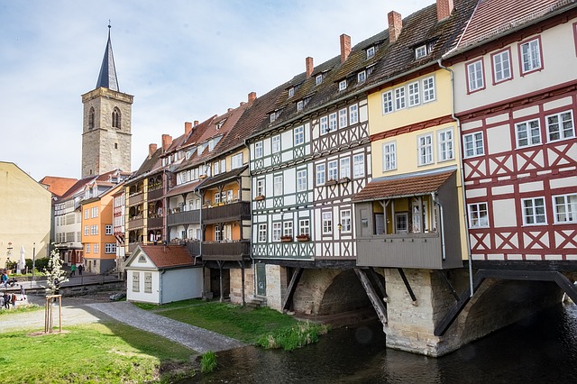 Verkaufsoffener Sonntag Erfurt - Die Krämerbrücke ist Wahrzeichen der Landeshauptstadt